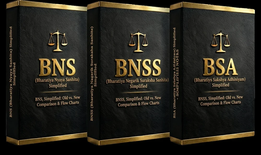 BNS, BNSS and BSA simplified notes